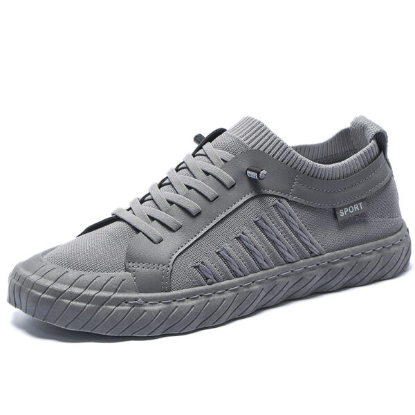 Breathable Casual Canvas Shoes,Lace Up Sneakers Casual Running Shoes,Non-Slip Low-Top Outdoor Sports Shoes-dck713